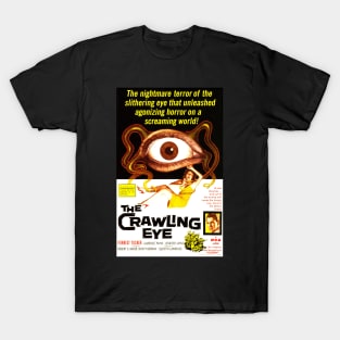 Classic Science Fiction Movie Poster - The Crawling Eye T-Shirt
